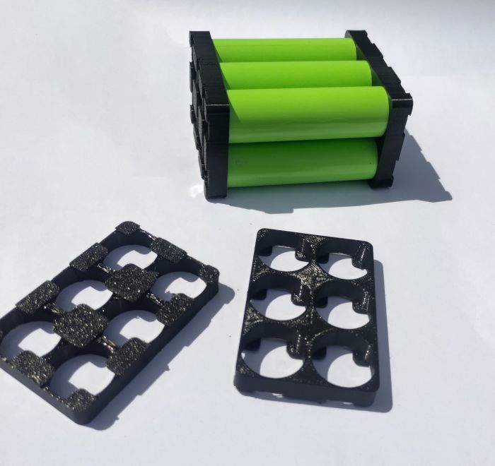 Холдер для акумуляторів 3x2 18650 3dholder18650-3X2