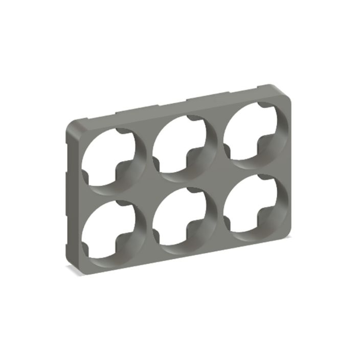 Холдер для акумуляторів 3x2 18650 3dholder18650-3X2