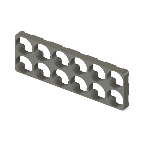 Холдер для акумуляторів 3dholder18650-6X2