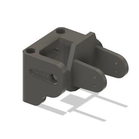 Механізм повороту відеокамер DJI O3 з цифровим сервоприводом EMAX ES08MDII для 10 дюймових FPV дронів