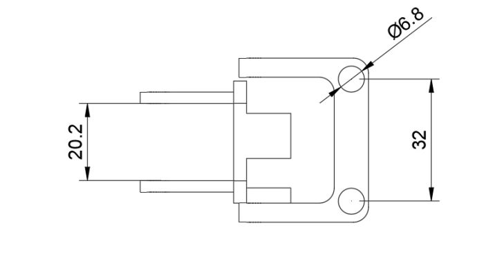 Механізм повороту відеокамер DJI O3 з цифровим сервоприводом EMAX ES08MDII для 10 дюймових FPV дронів