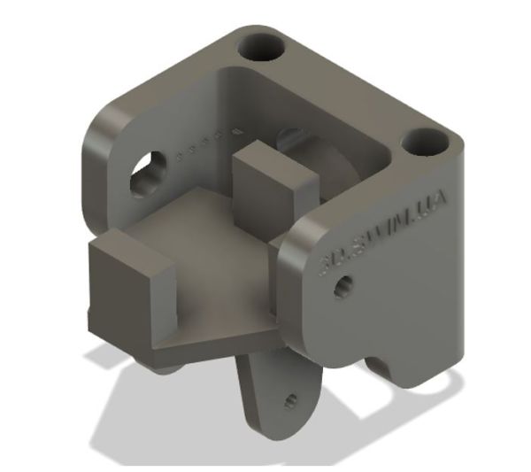 Механізм повороту відеокамер DJI O3 з цифровим сервоприводом EMAX ES08MDII для 10 дюймових FPV дронів