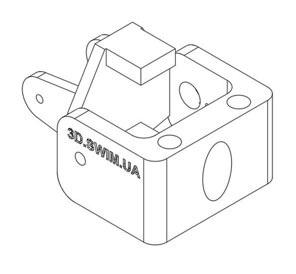 Механізм повороту відеокамер для 13 дюймових FPV дронів 3DMP13