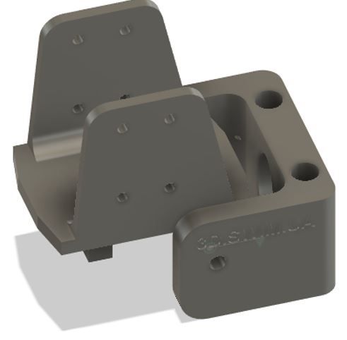 Механізм повороту тепловізійних відеокамер для 13 дюймових FPV дронів 3DMP13T