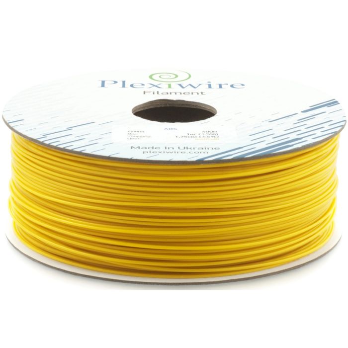 PETG пластик для 3D принтера жовтий 400м / 1,2кг / 1,75мм