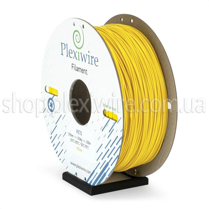 PETG пластик для 3D принтера жовтий 400м / 1,2кг / 1,75мм